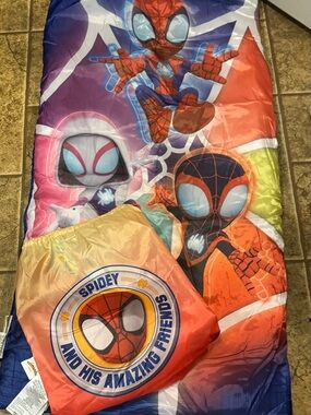 Spidey and His Amazing Friends Kids Sleeping Bag - Multicolor